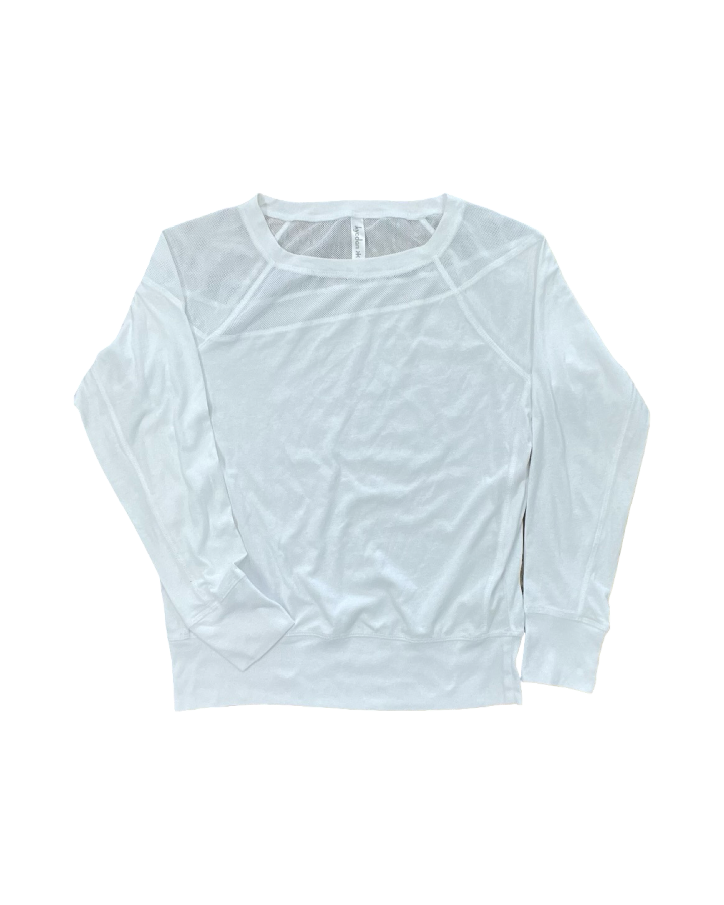 Athletic Top Ls Crewneck By Kyodan In White, Size:M