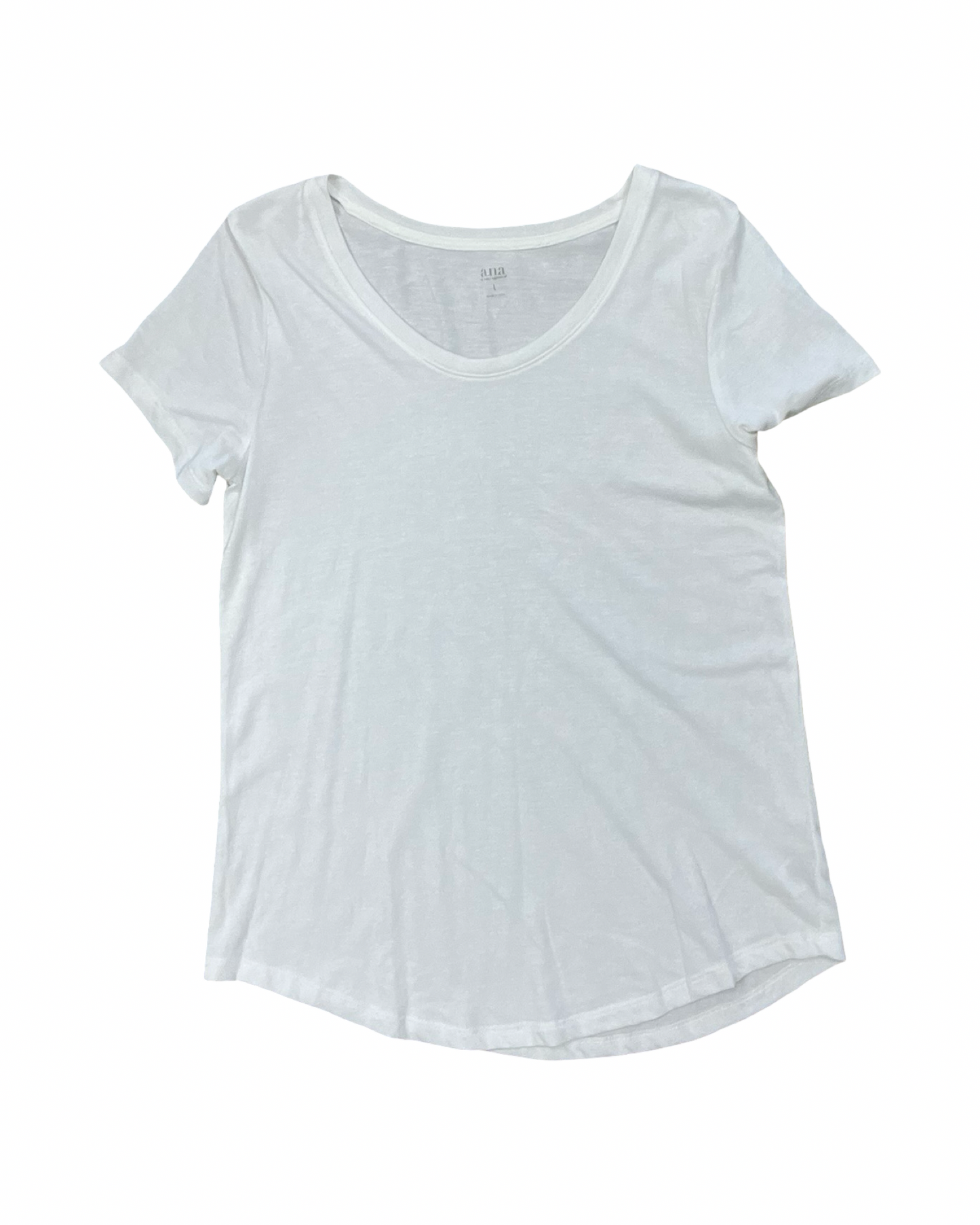 Top Ss By Ana In White, Size:L