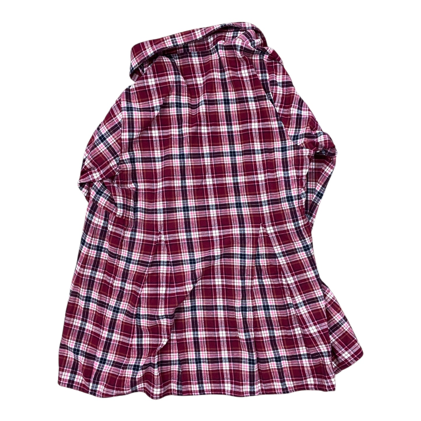 Tunic Ls By Clothes Mentor In Pink & Red, Size:Xl