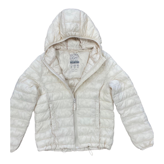 Jacket Puffer & Quilted By Love Tree In White, Size:S