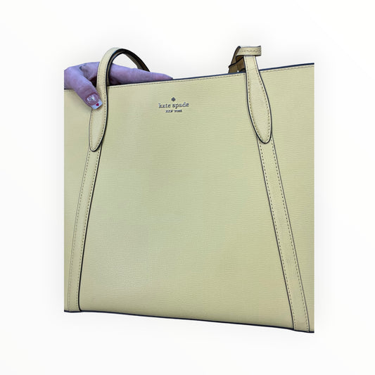 Tote Designer By Kate Spade In Yellow, Size:Large