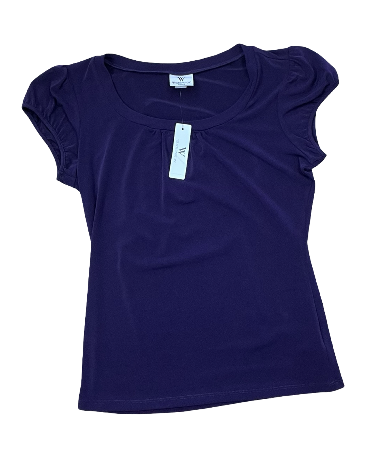 Top Ss By Worthington In Purple, Size:S