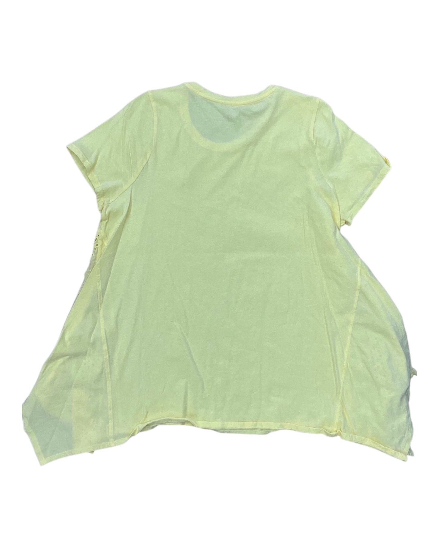 Top Ss By Lane Bryant In Yellow, Size:L