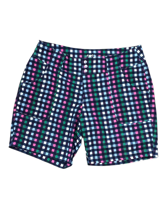 Athletic Shorts By Jofit In Blue & Pink, Size:8