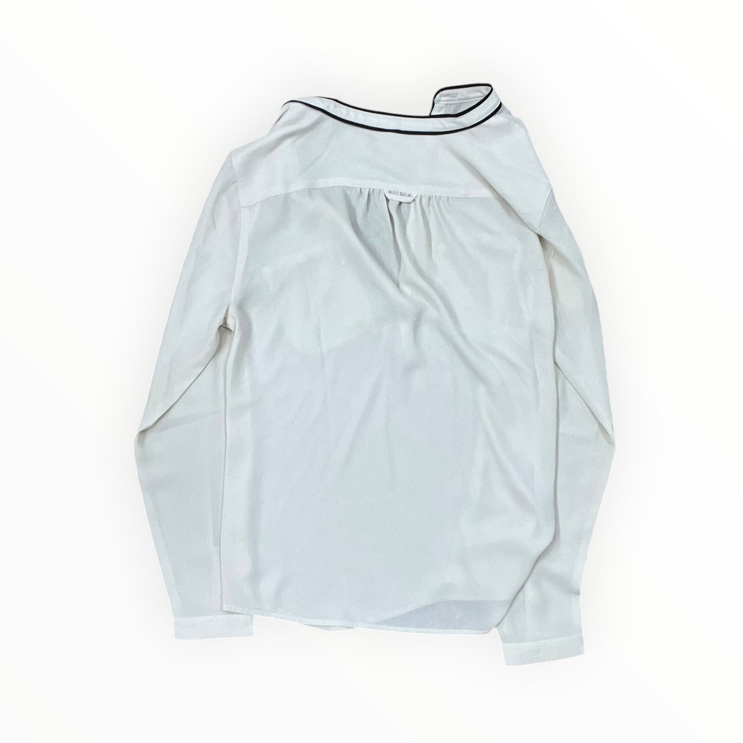 Top Ls By Loft In Cream, Size:Sp