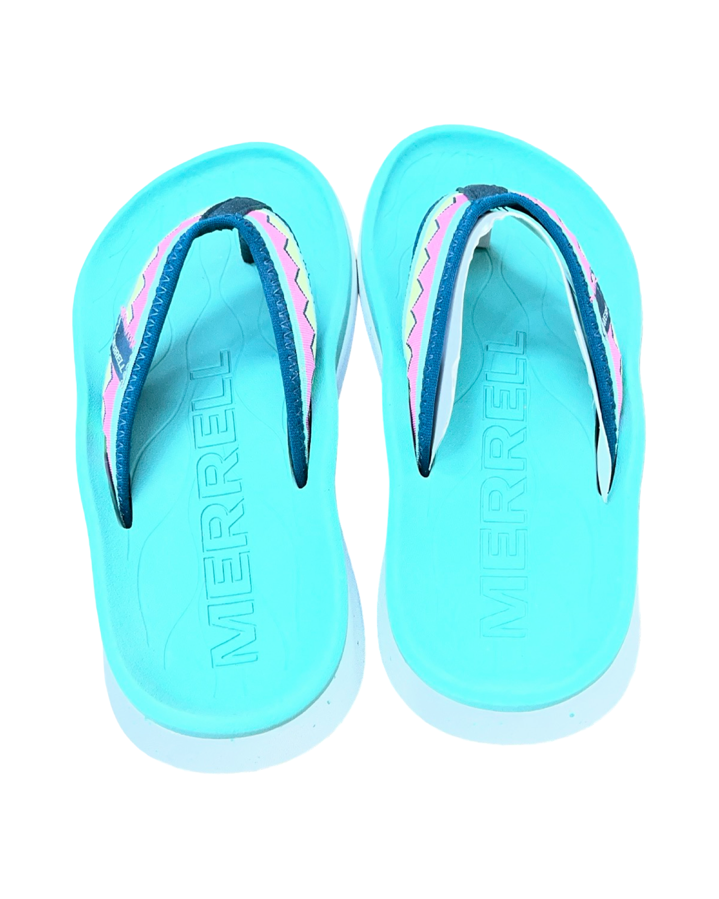 Sandals Flip Flops By Merrell In Green, Size:8