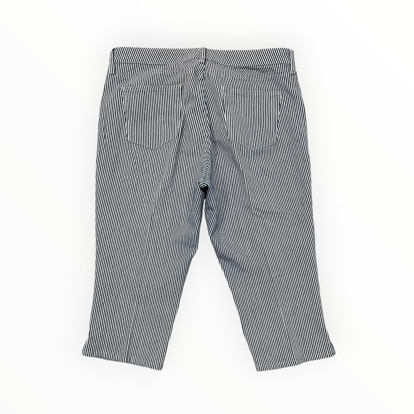 Jeans Cropped By St Johns Bay In Black & White, Size:16