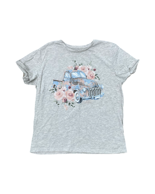 Top Ss By Clothes Mentor In Grey, Size:L