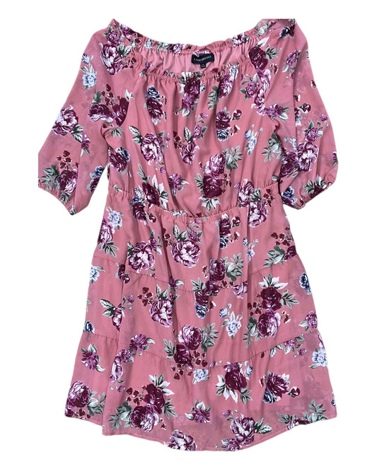 Dress Casual Midi By Lane Bryant In Floral Print, Size:1X