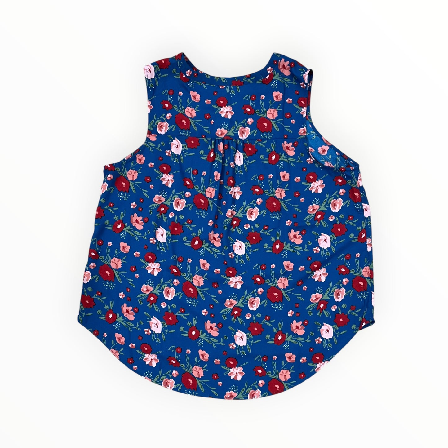 Top Sleeveless By Maurices In Blue & Red, Size:1X