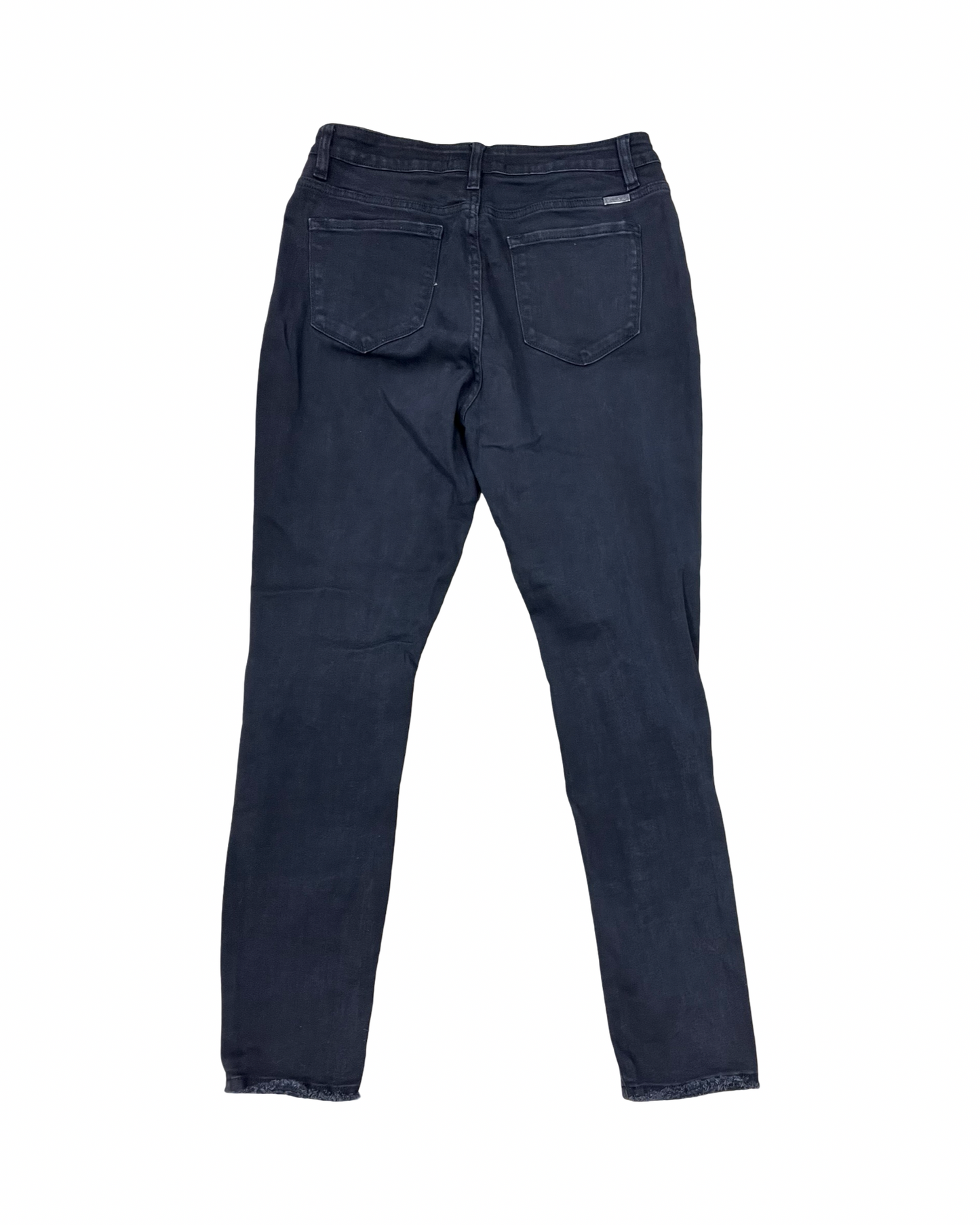 Jeans Skinny By Kancan In Black Denim, Size:10