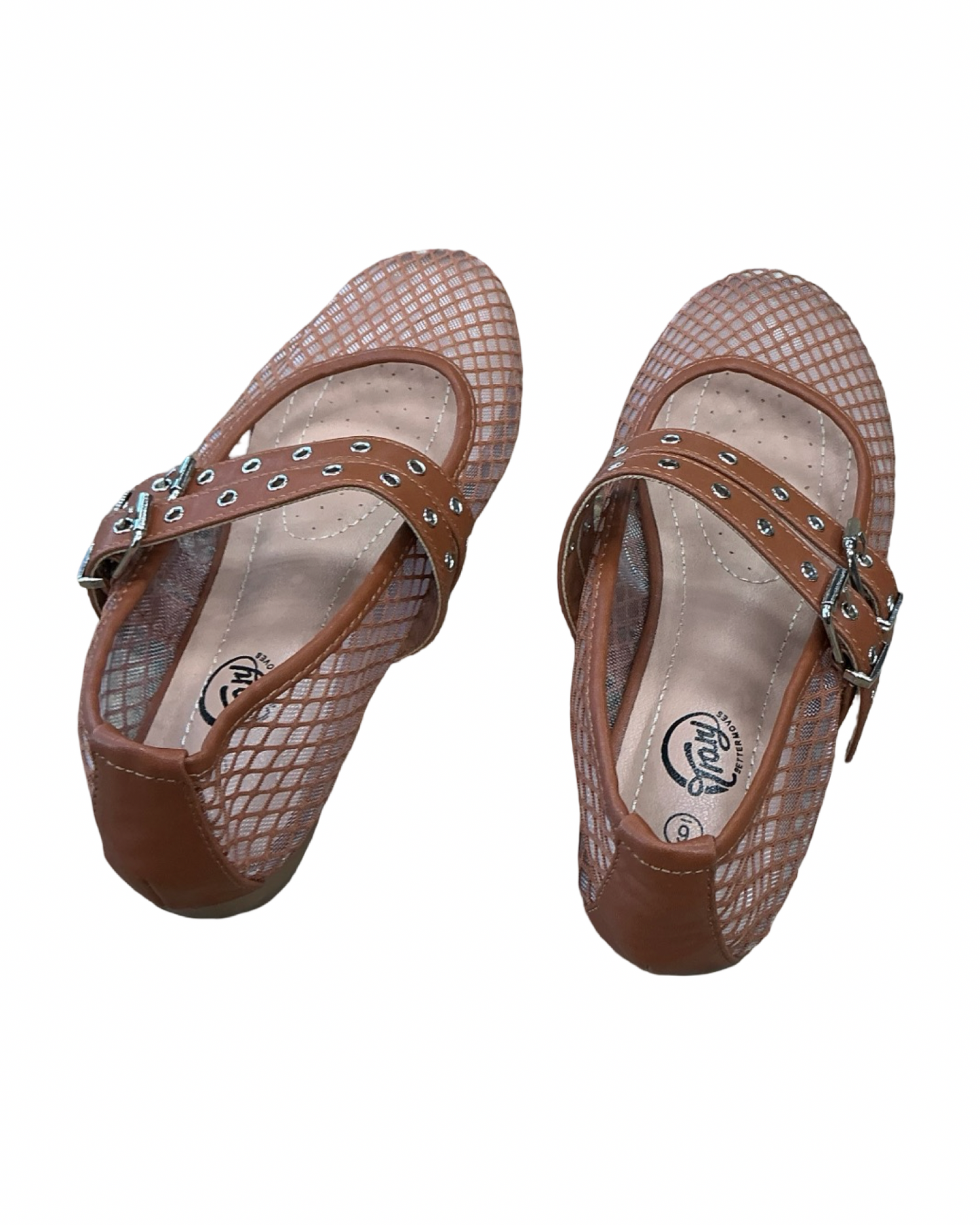 Shoes Flats By Clothes Mentor In Brown, Size:6
