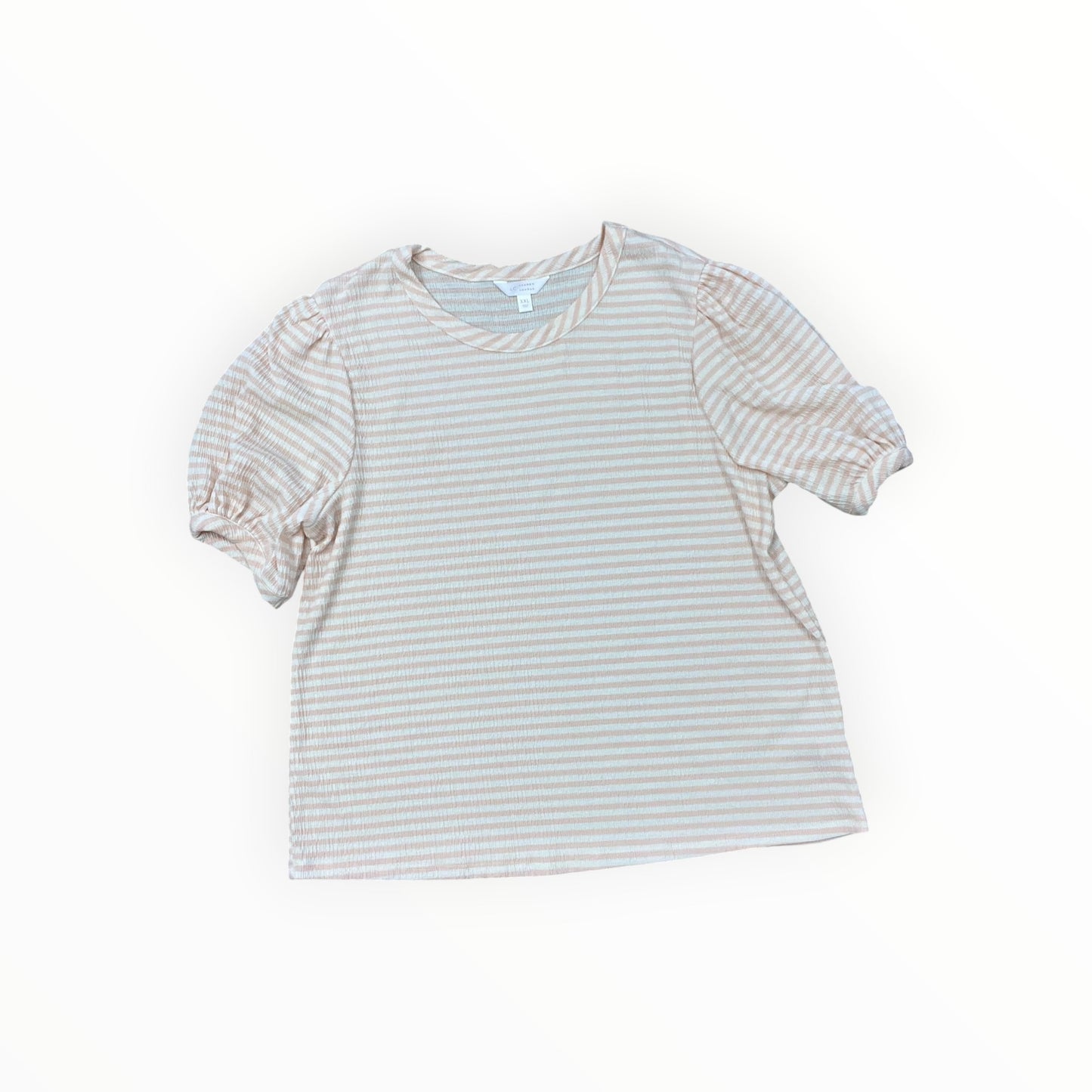 Top Ss By Lc Lauren Conrad In Peach, Size:1X