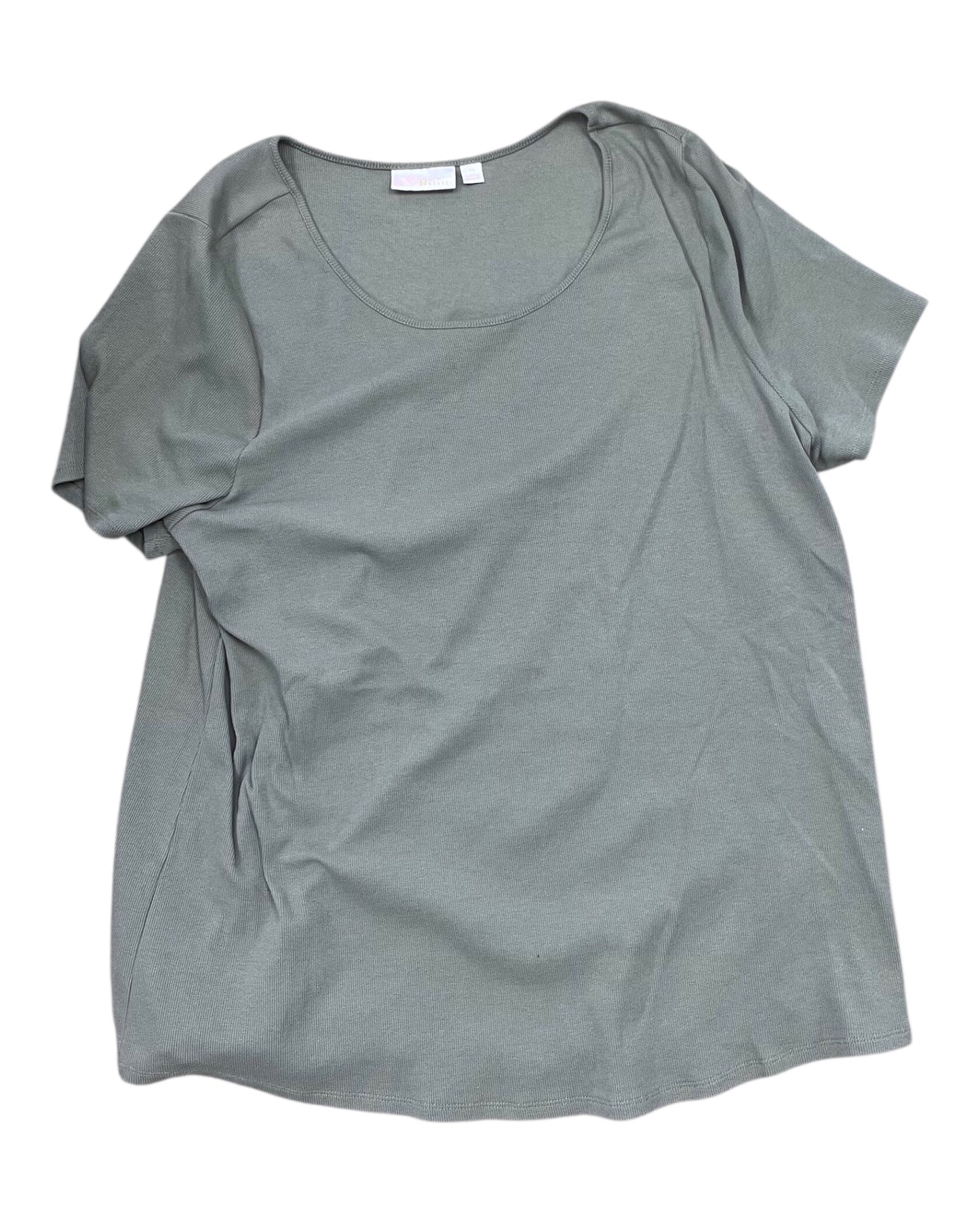 Top Ss By Belle By Kim Gravel In Green, Size:3X