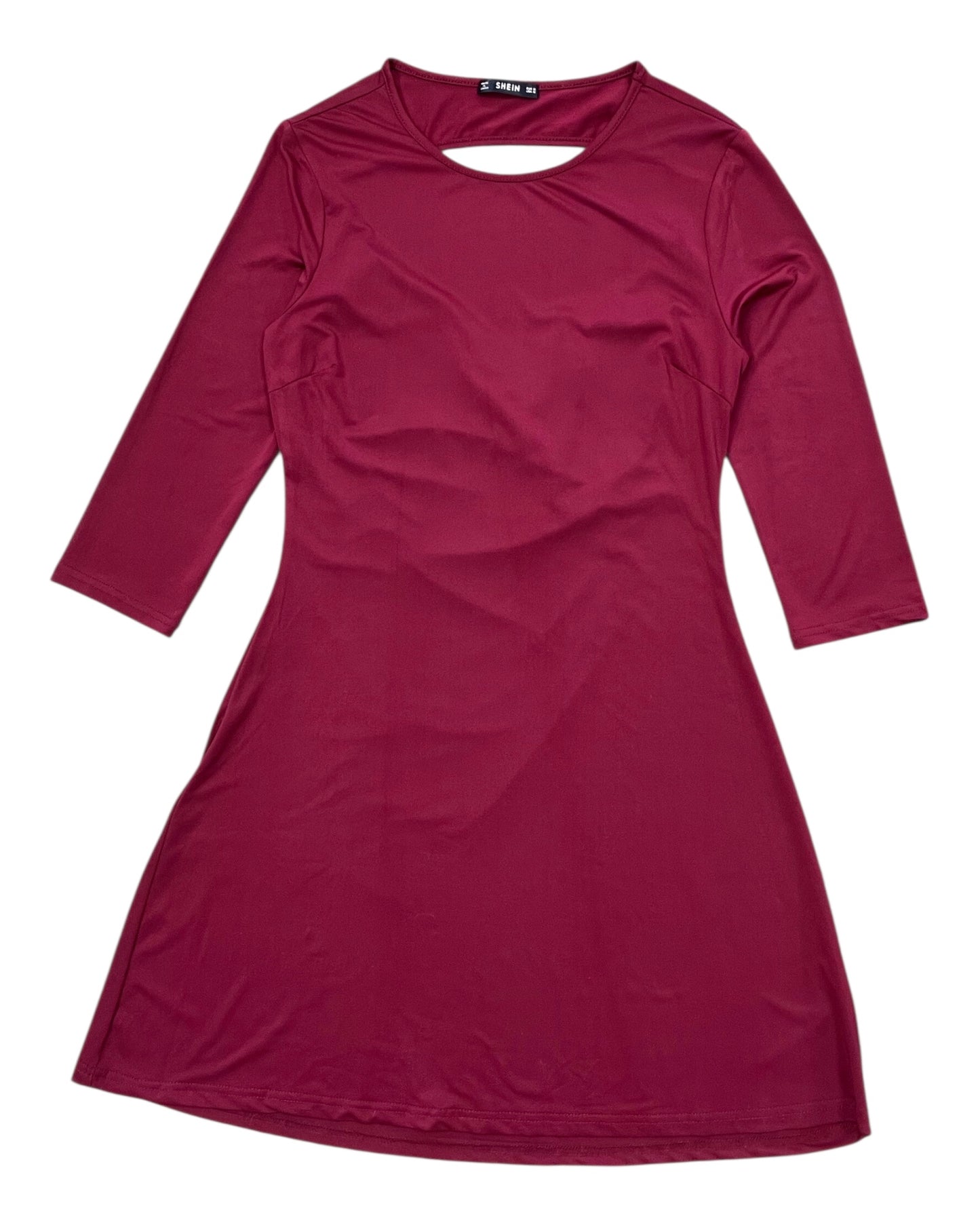 Dress Casual Midi By Shein In Red, Size:M