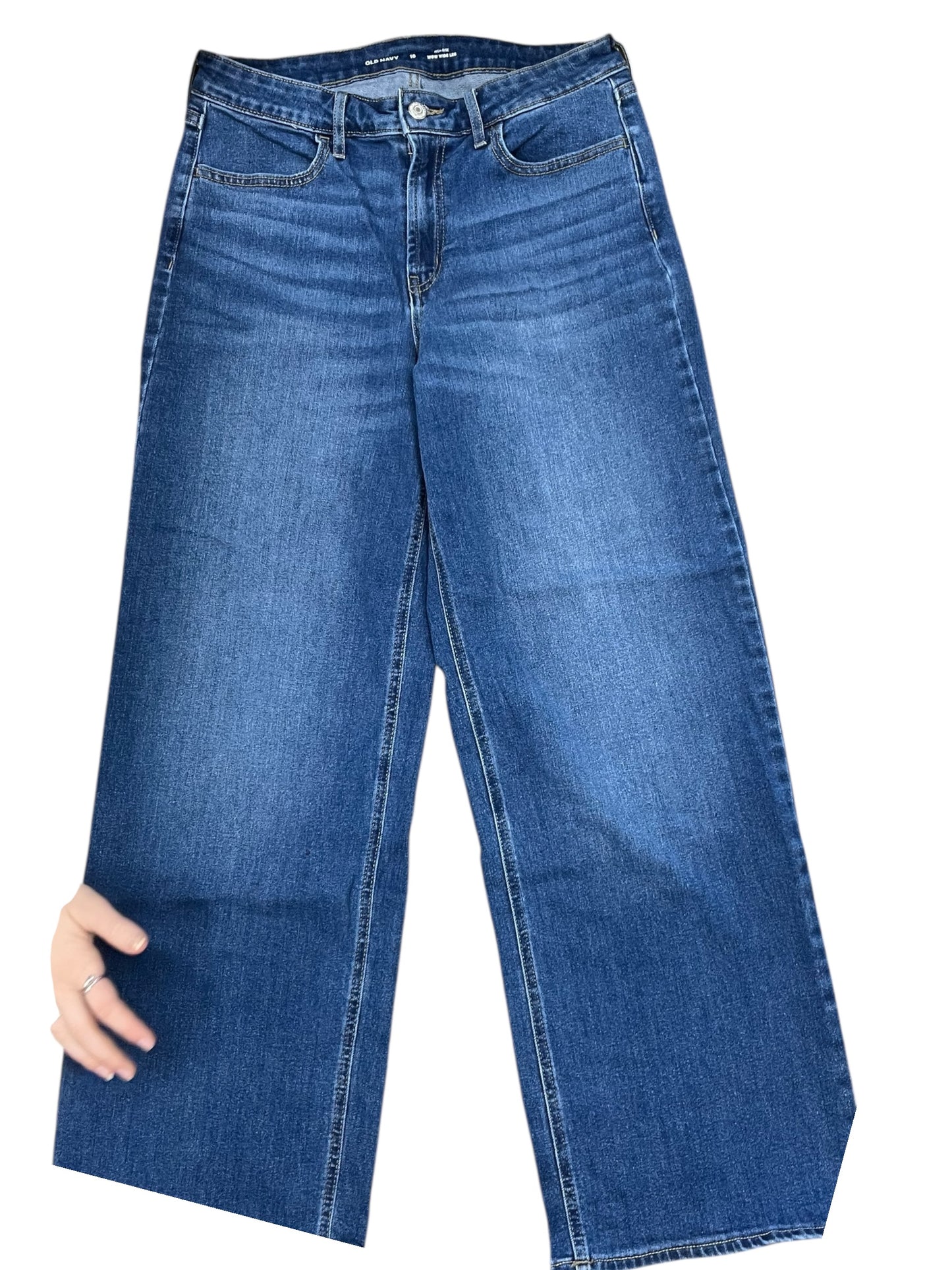 Jeans Wide Leg By Maurices In Blue Denim, Size:16