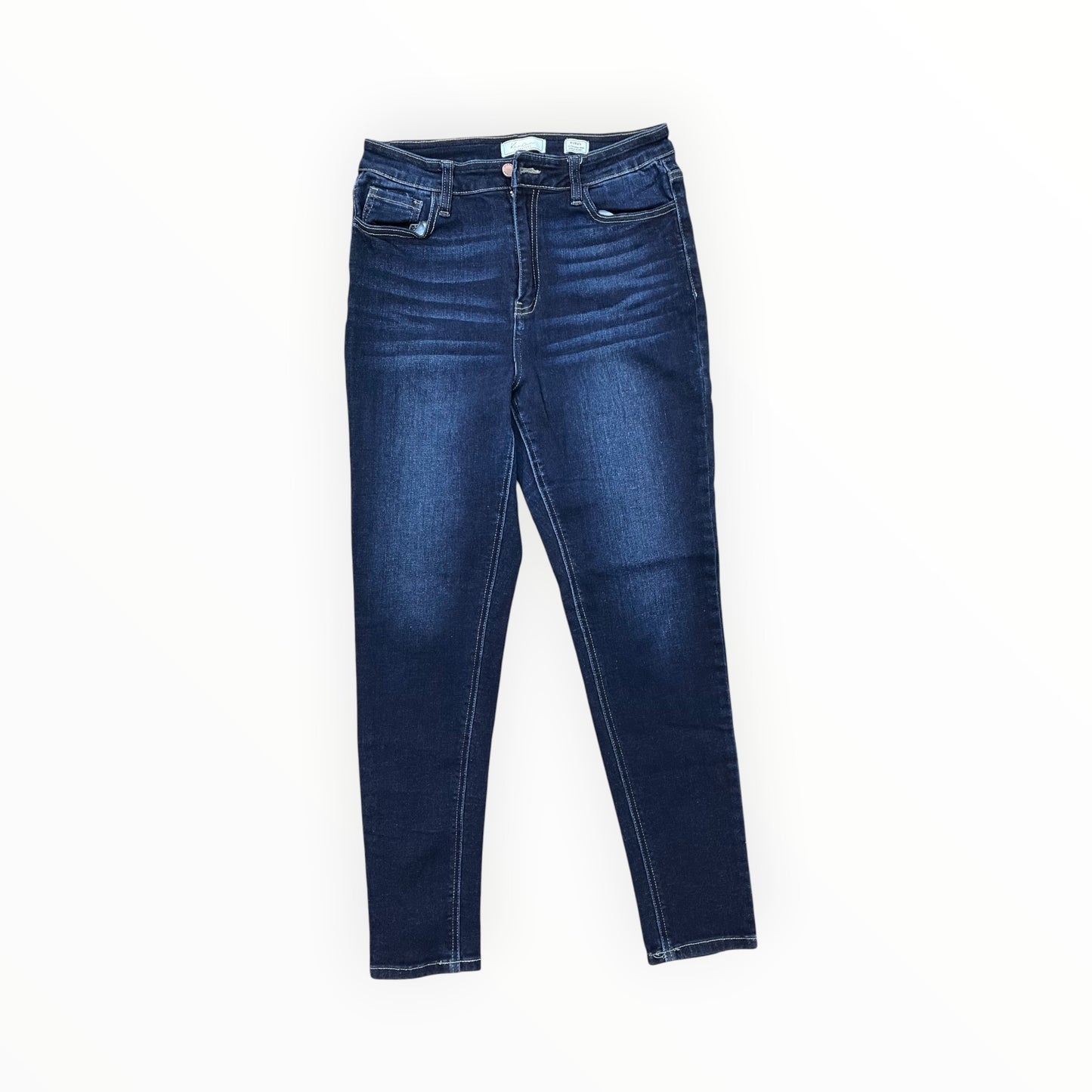 Jeans Skinny By Kancan In Blue Denim, Size:8