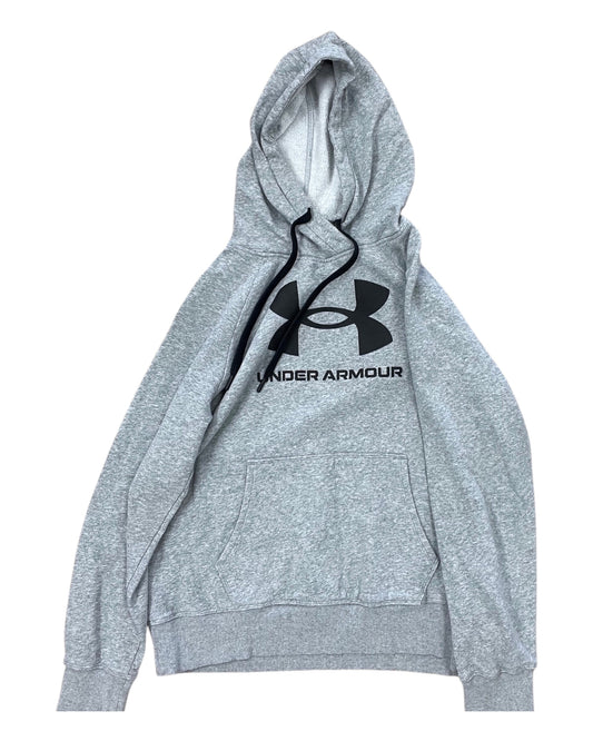 Sweatshirt Hoodie By Under Armour In Grey, Size:M