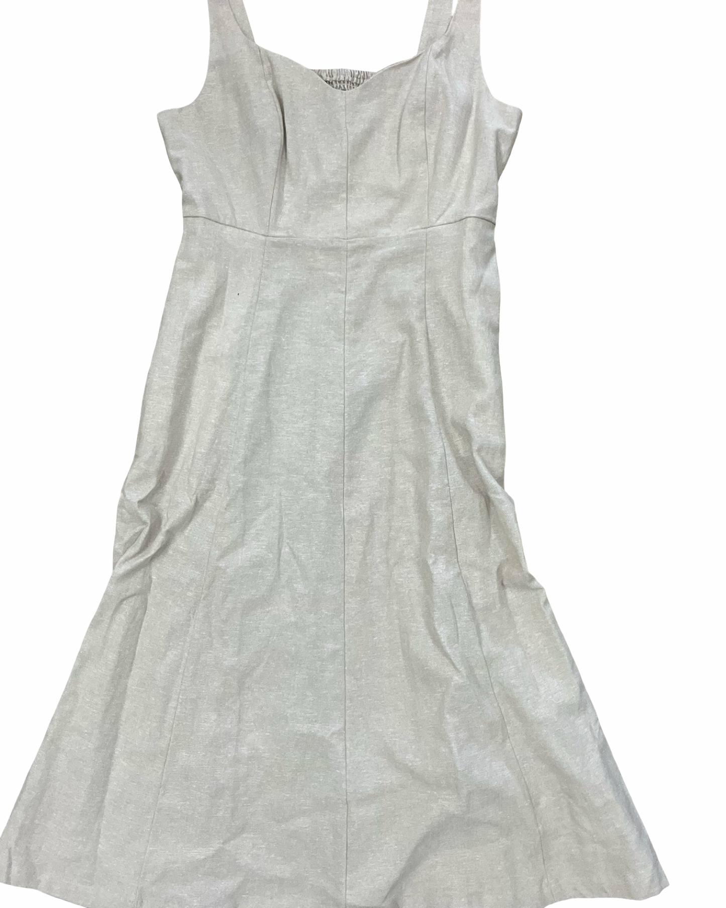 Dress Casual Midi By Old Navy In Cream, Size:L