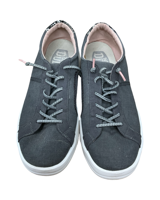 Shoes Flats By Hey Dude In Grey, Size:10