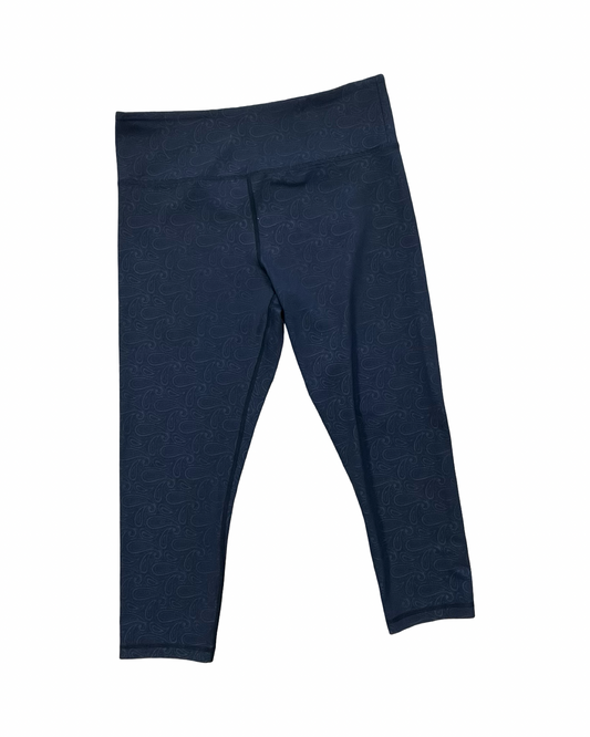 Athletic Leggings Capris By Zyia In Black, Size:L
