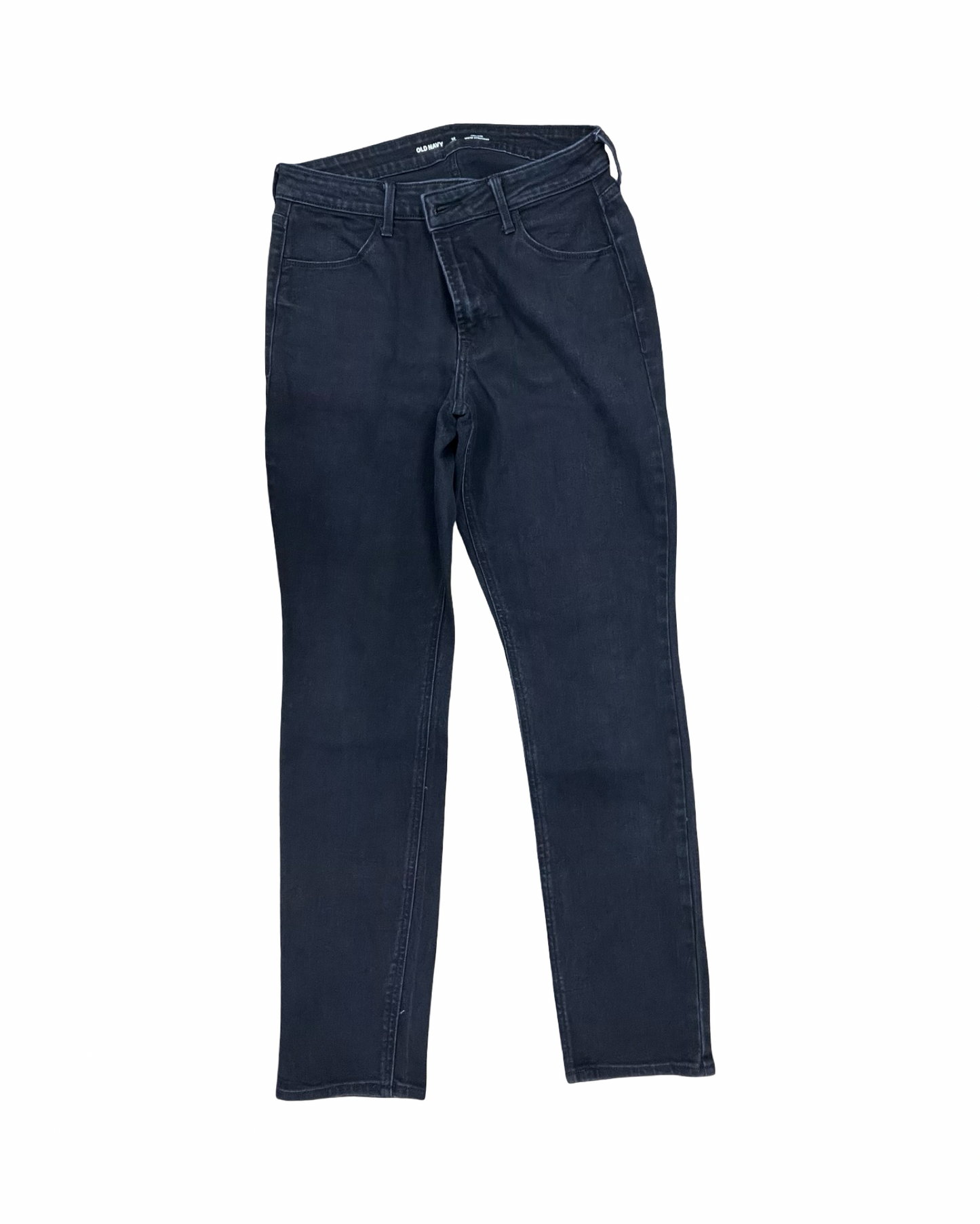 Jeans Straight By Old Navy In Black, Size:12L