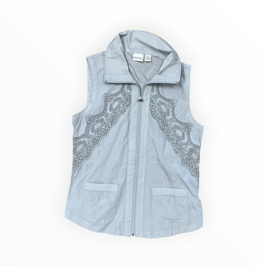Vest Other By Chicos In Grey, Size:S