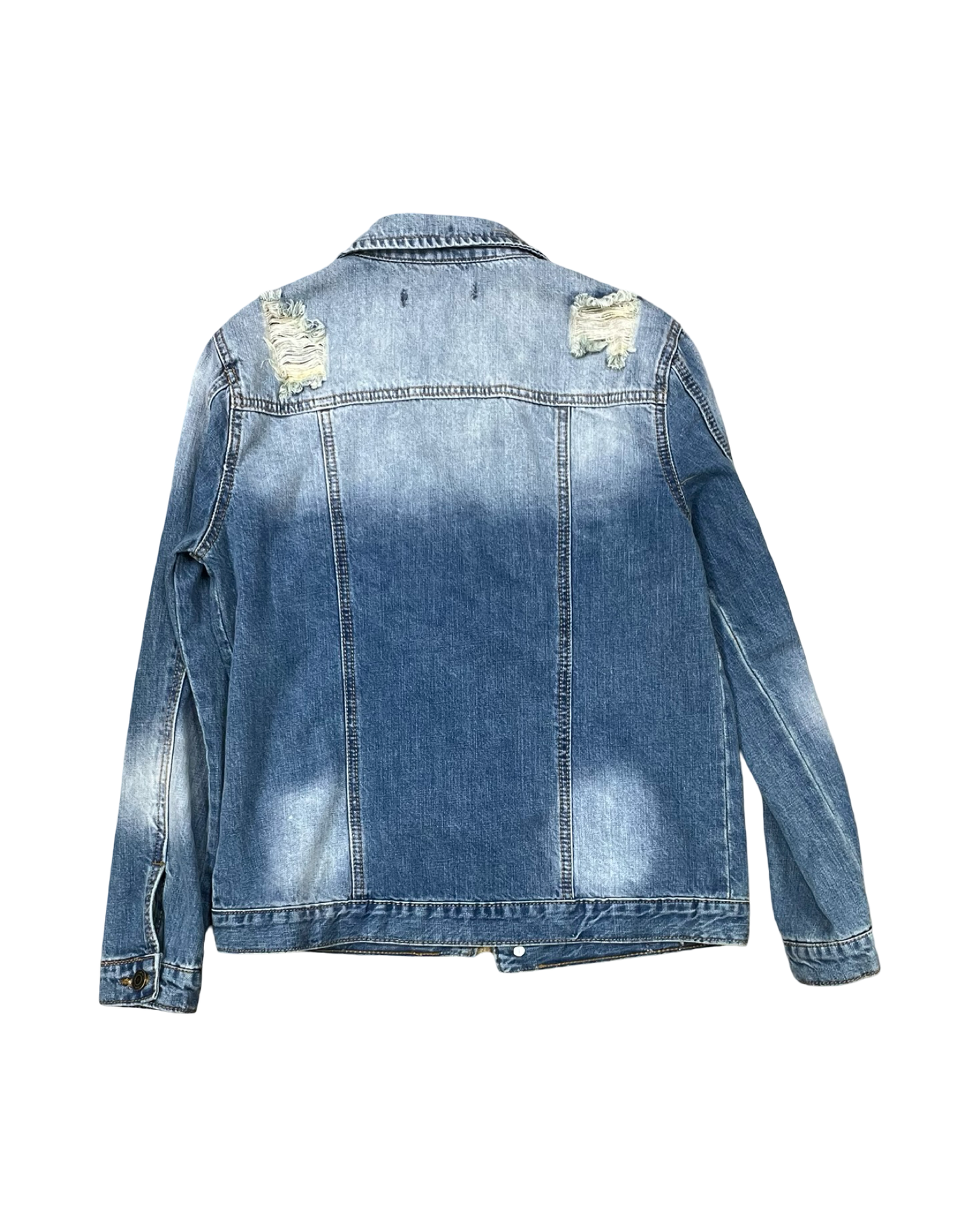 Jacket Denim By Clothes Mentor In Blue Denim, Size:M