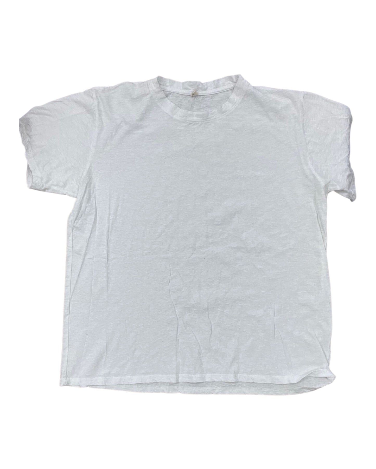 Top Ss Basic By Clothes Mentor In White, Size:Xl