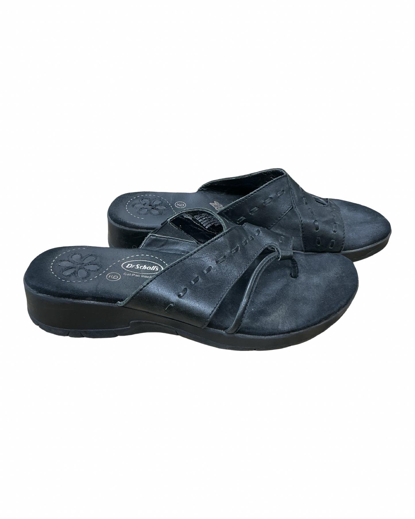 Sandals Flats By Dr Scholls In Black, Size:9.5