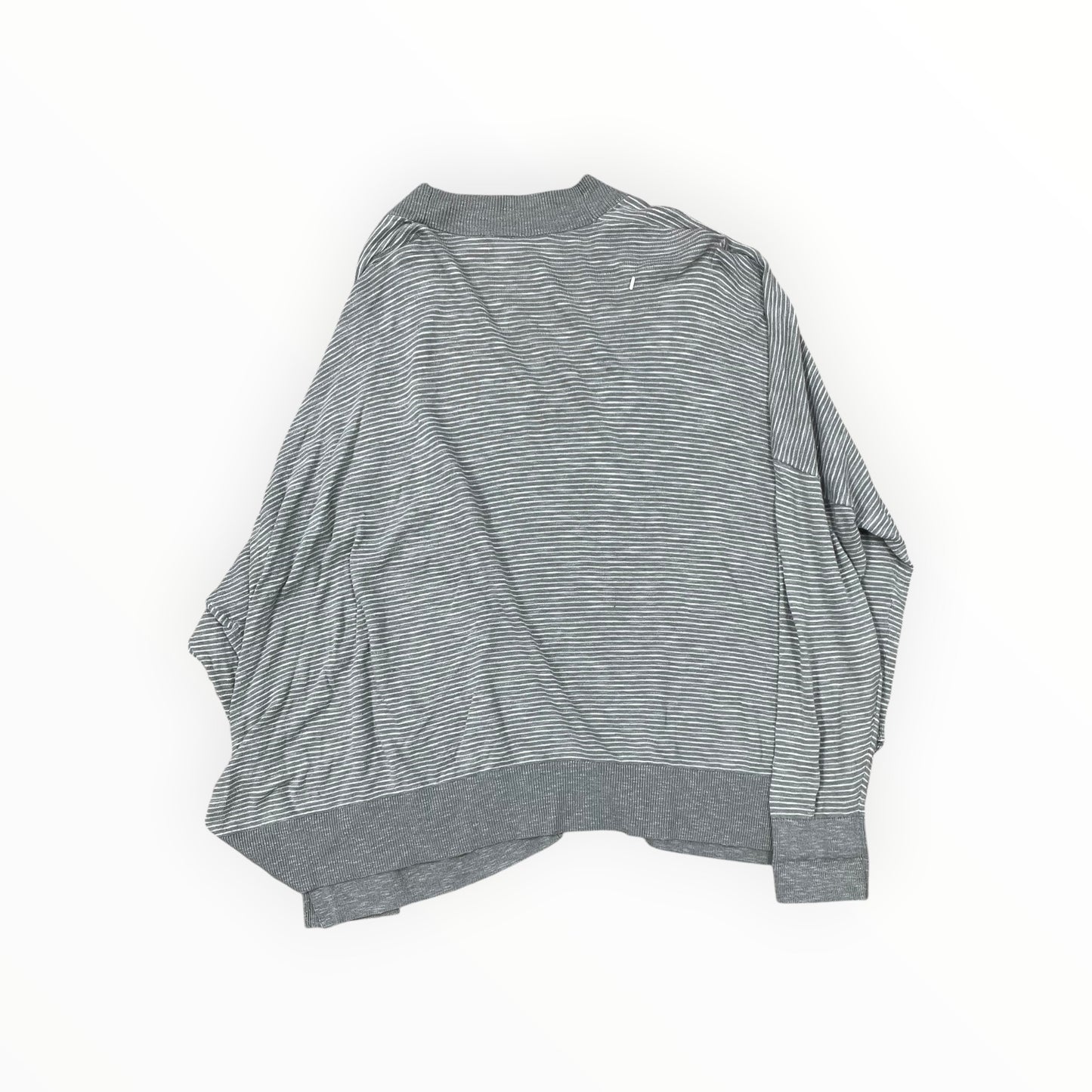 Cardigan By Gap In Grey & White, Size:1X