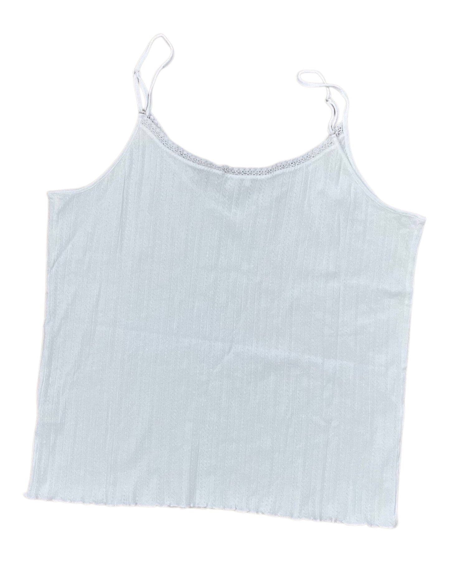 Top Cami By Sundance In White, Size:1X