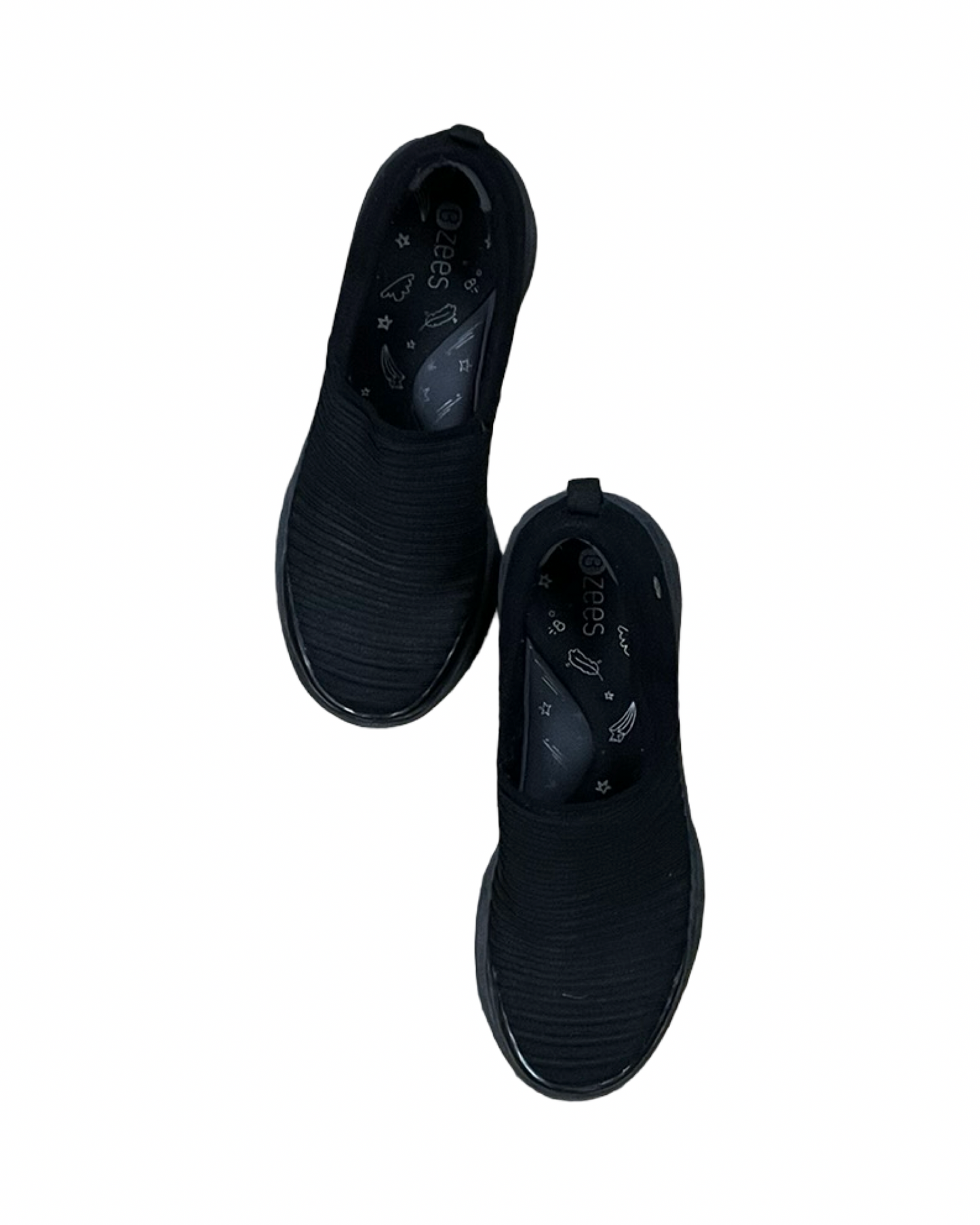 Shoes Sneakers By Bzees In Black, Size:8.5