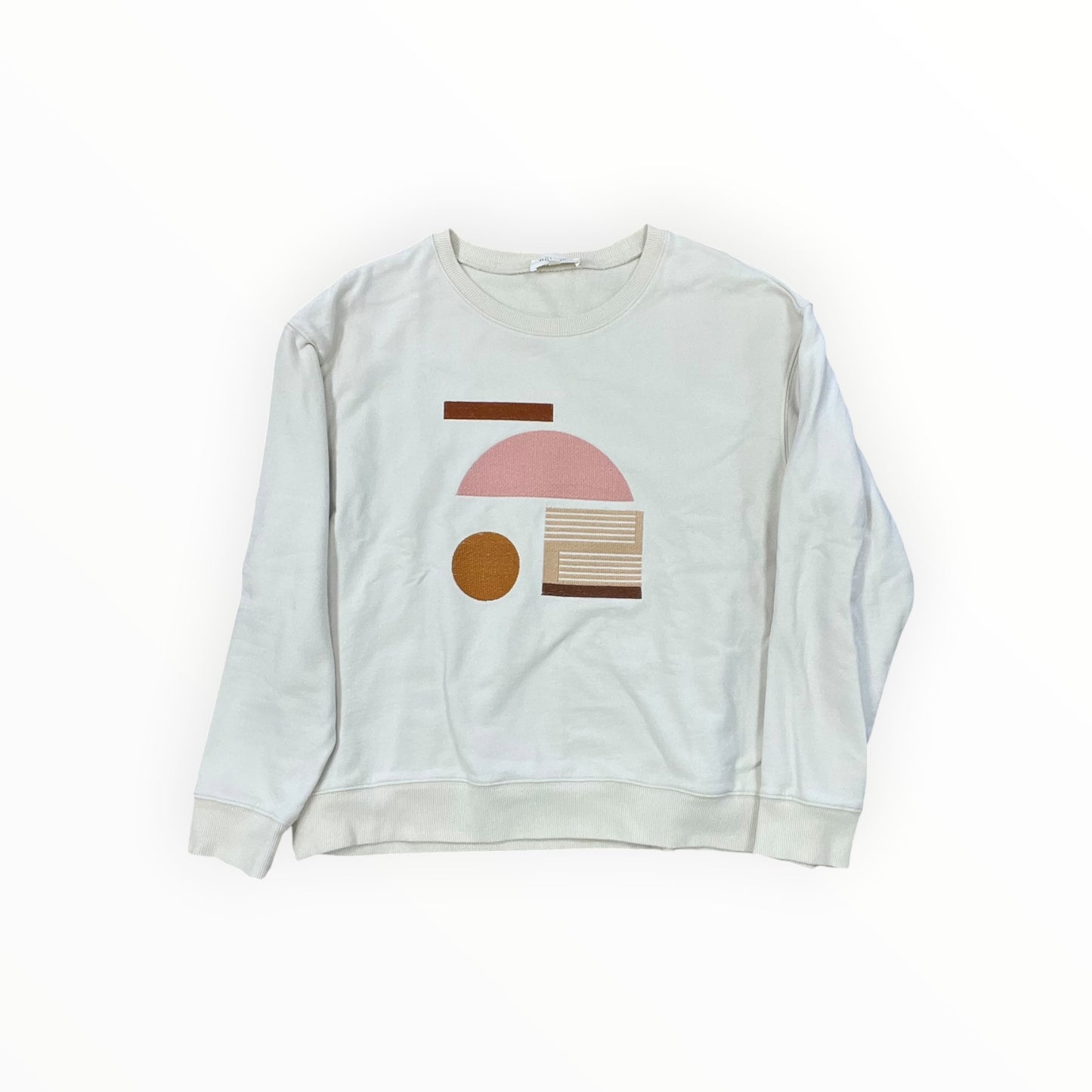 Sweatshirt Crewneck By Bohme In Cream, Size:M