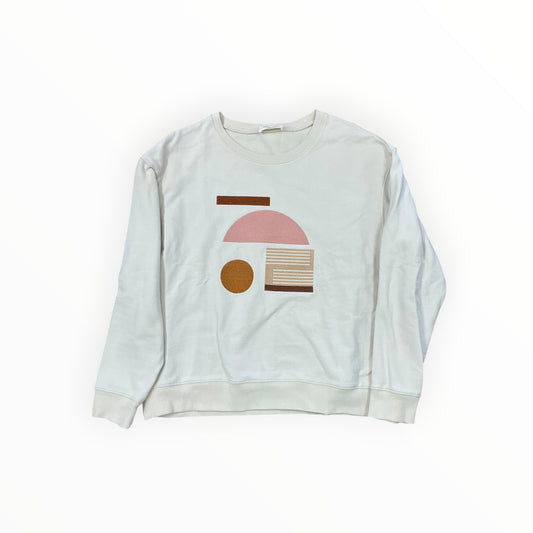 Sweatshirt Crewneck By Bohme In Cream, Size:M