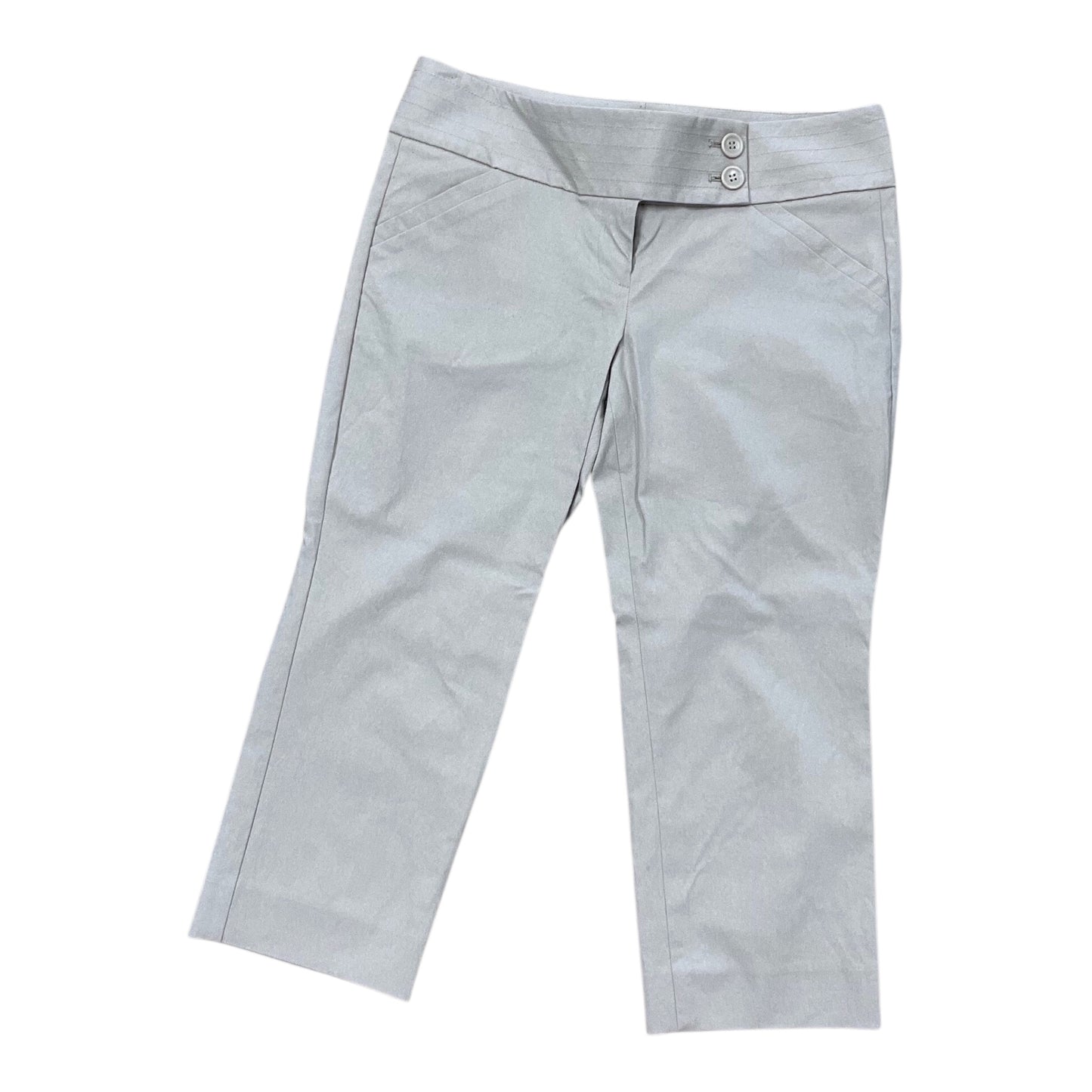 Pants Cropped By Clothes Mentor In Tan, Size:8