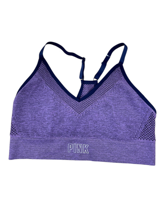Athletic Bra By Pink In Purple, Size:L
