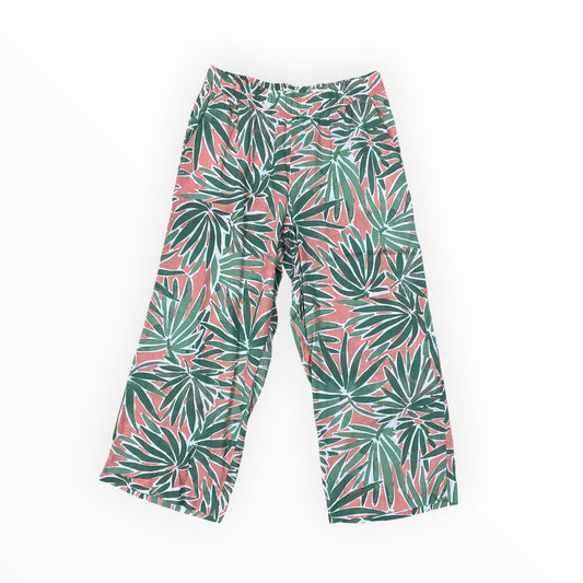 Pants Linen By Sigrid Olsen In Green & Orange, Size:M