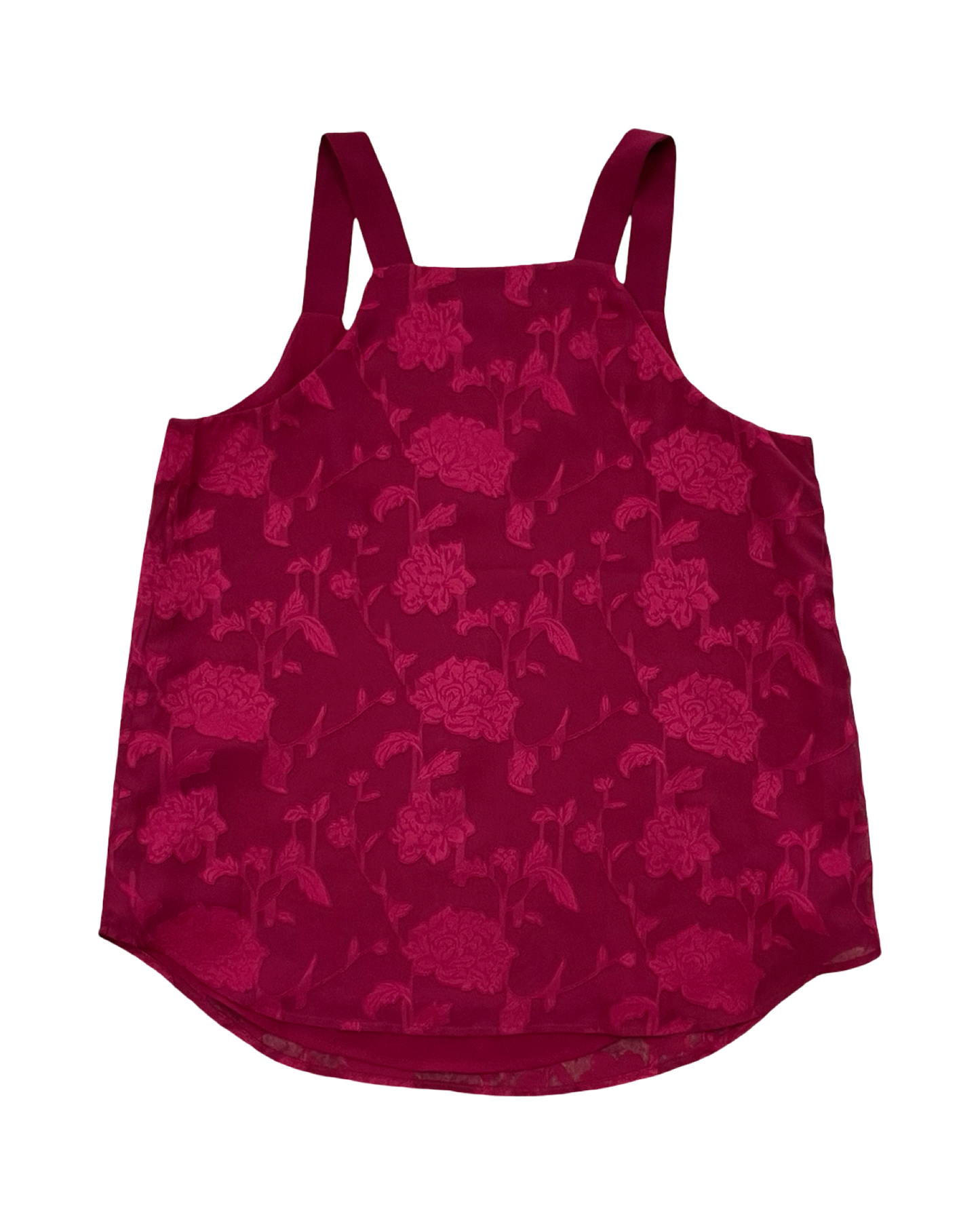 Top Sleeveless By Loft In Red, Size:S
