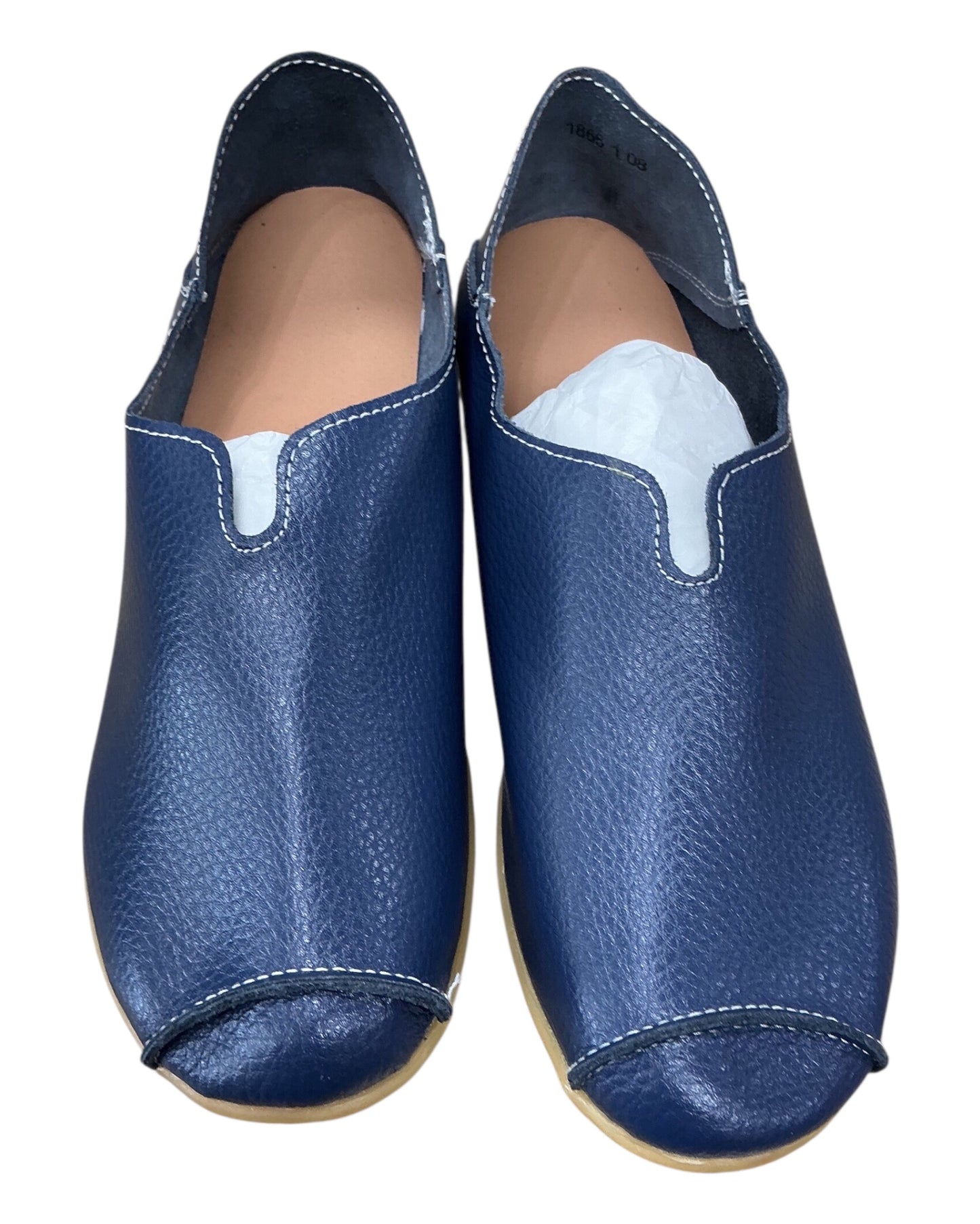 Shoes Flats By Clothes Mentor In Blue, Size:8