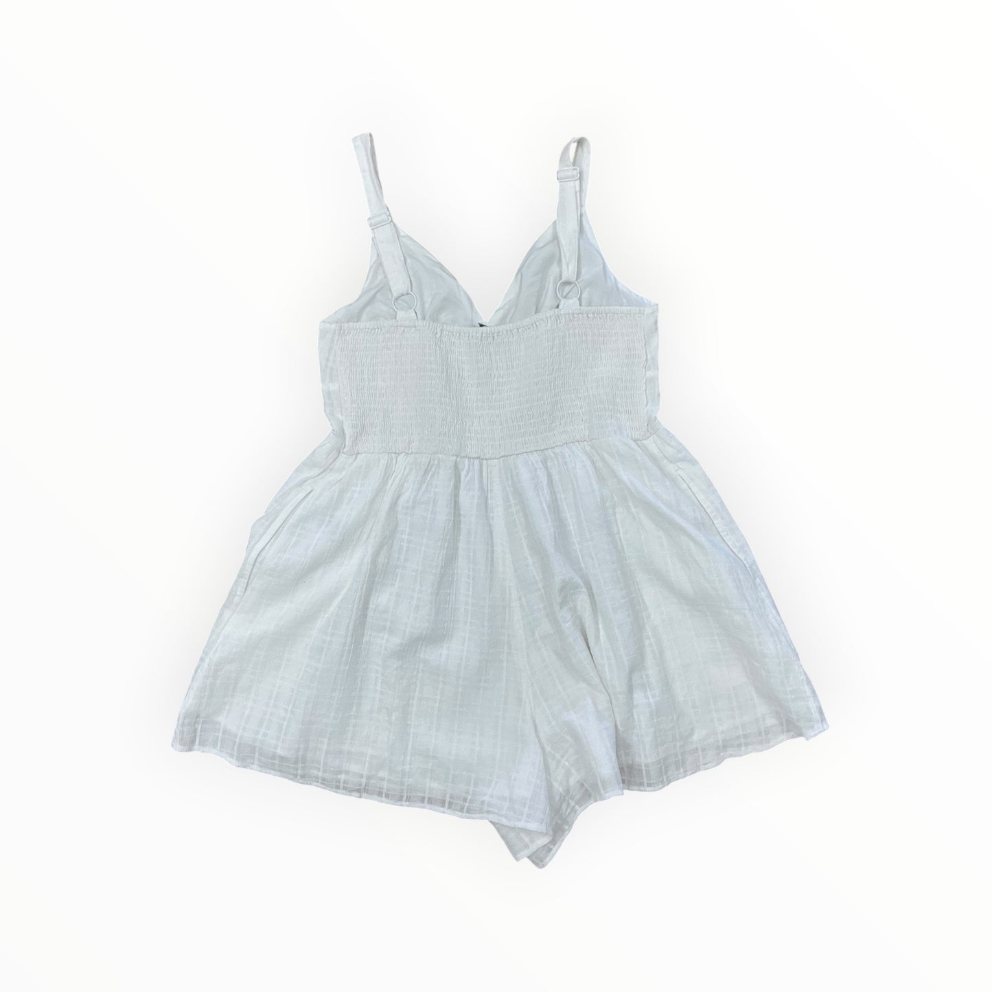 Romper By American Eagle In White, Size:L