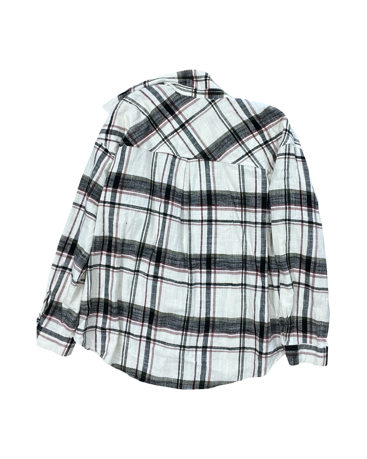 Jacket Shirt By Maurices In Grey & Tan, Size:Xl