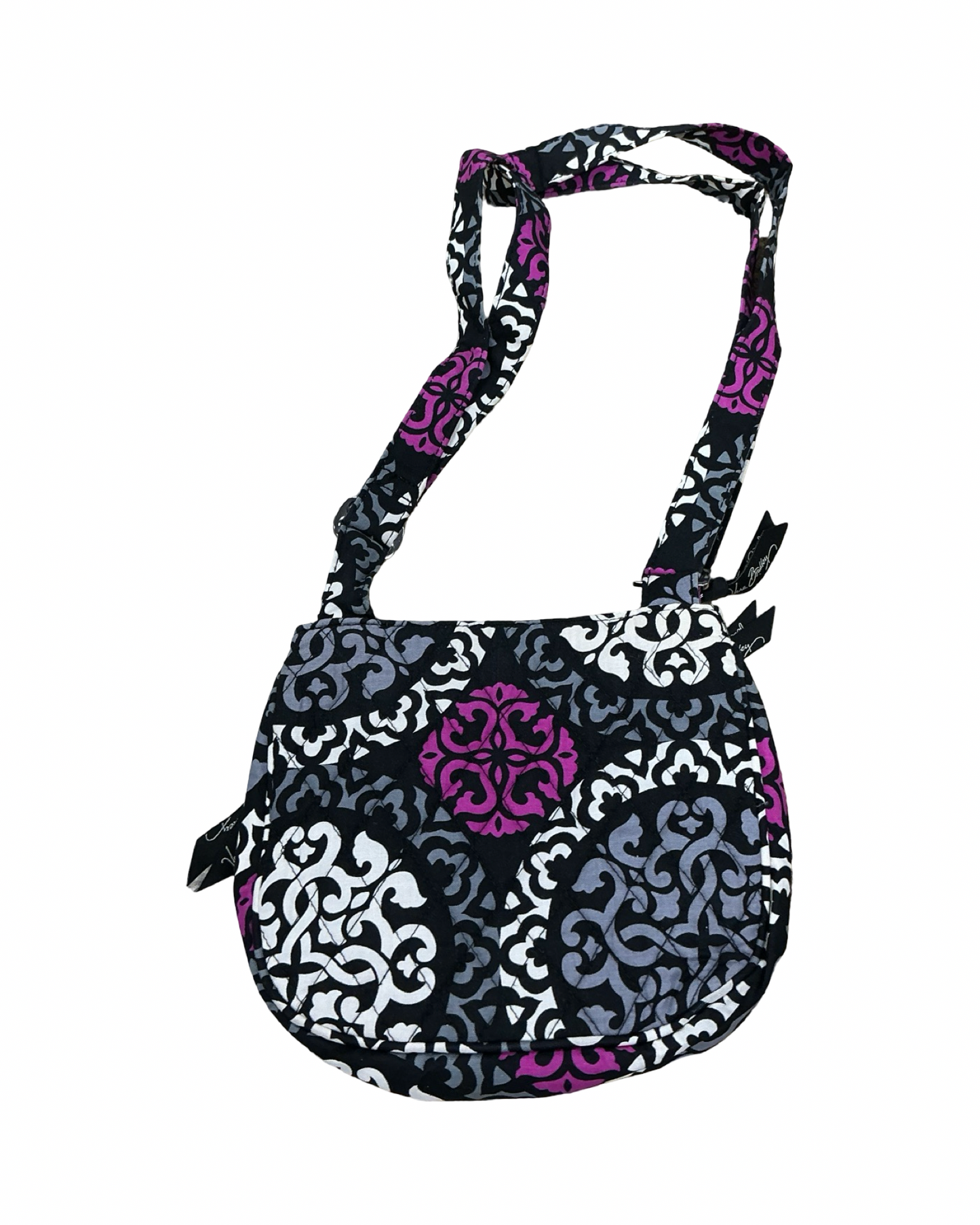 Crossbody By Vera Bradley In Black & Grey, Size:Small