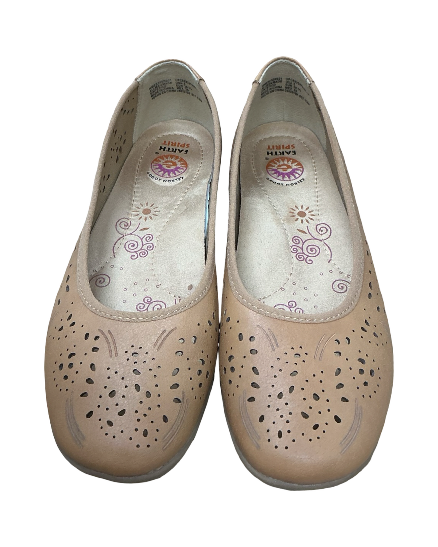 Shoes Flats By Earth In Brown, Size:8