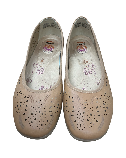 Shoes Flats By Earth In Brown, Size:8