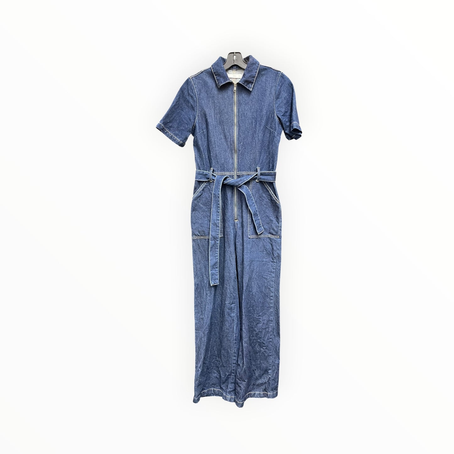 Jumpsuit By Mng In Blue Denim, Size:S
