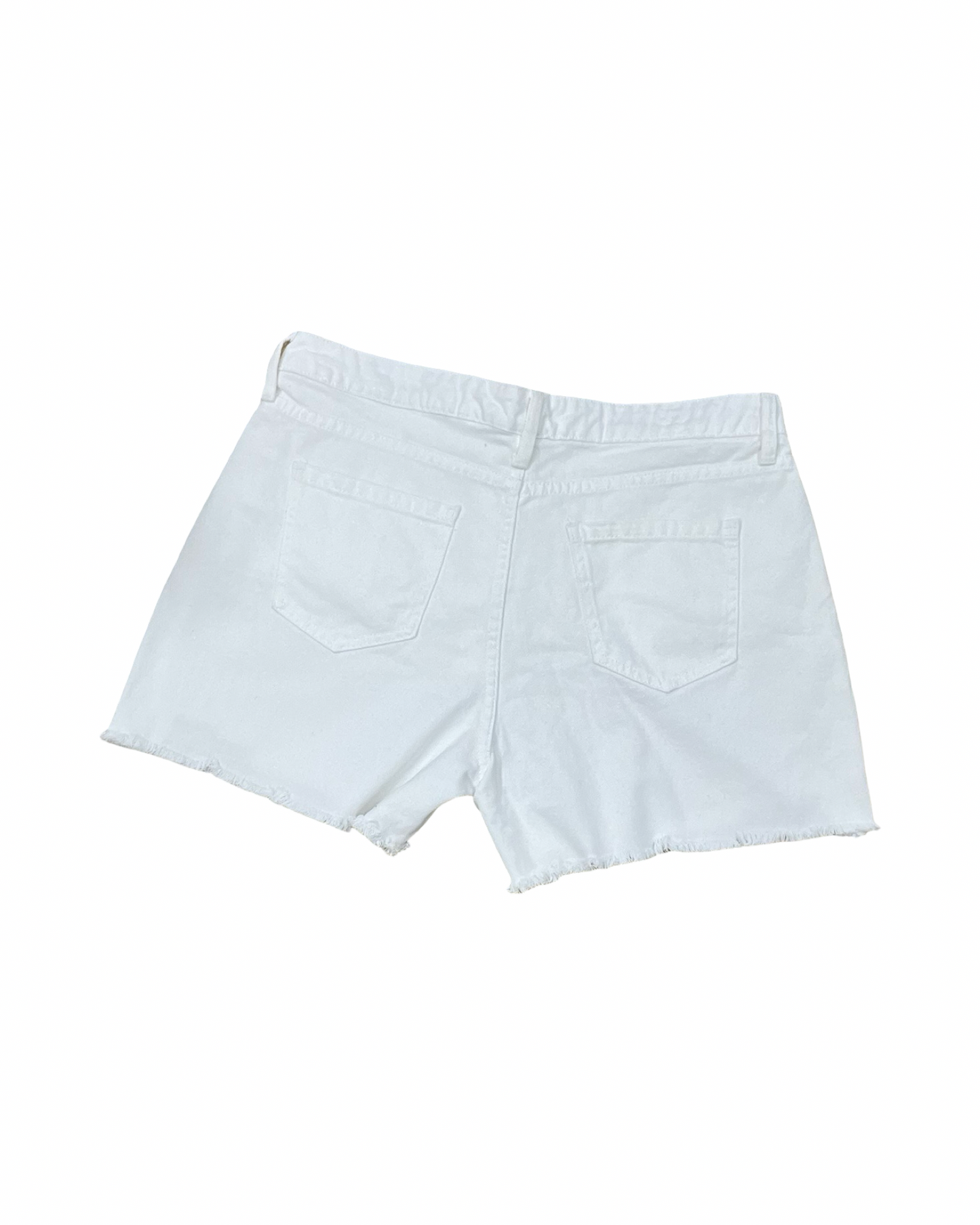 Shorts By Time And Tru In White Denim, Size:14