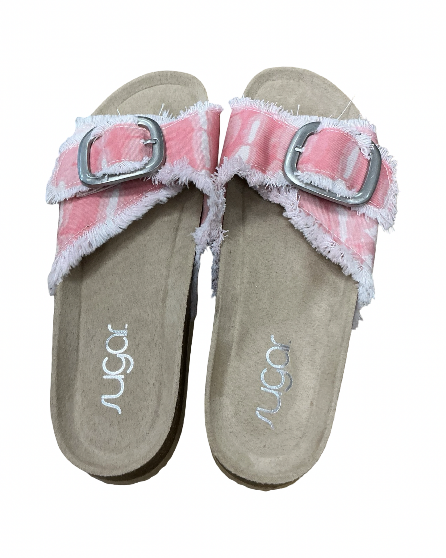 Sandals Flats By Sugar In Pink, Size:7