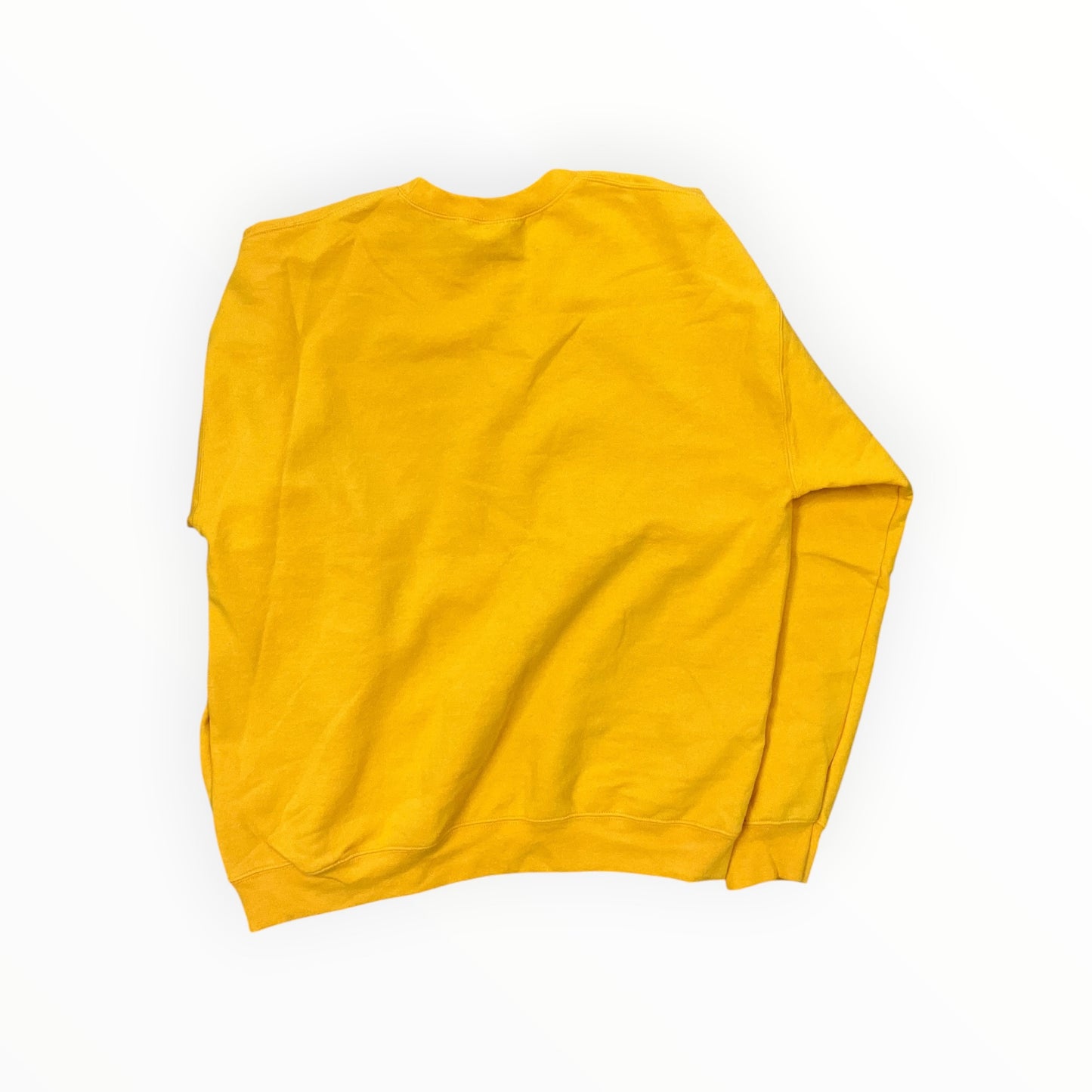 Sweatshirt Collar By Gildan In Yellow, Size:L