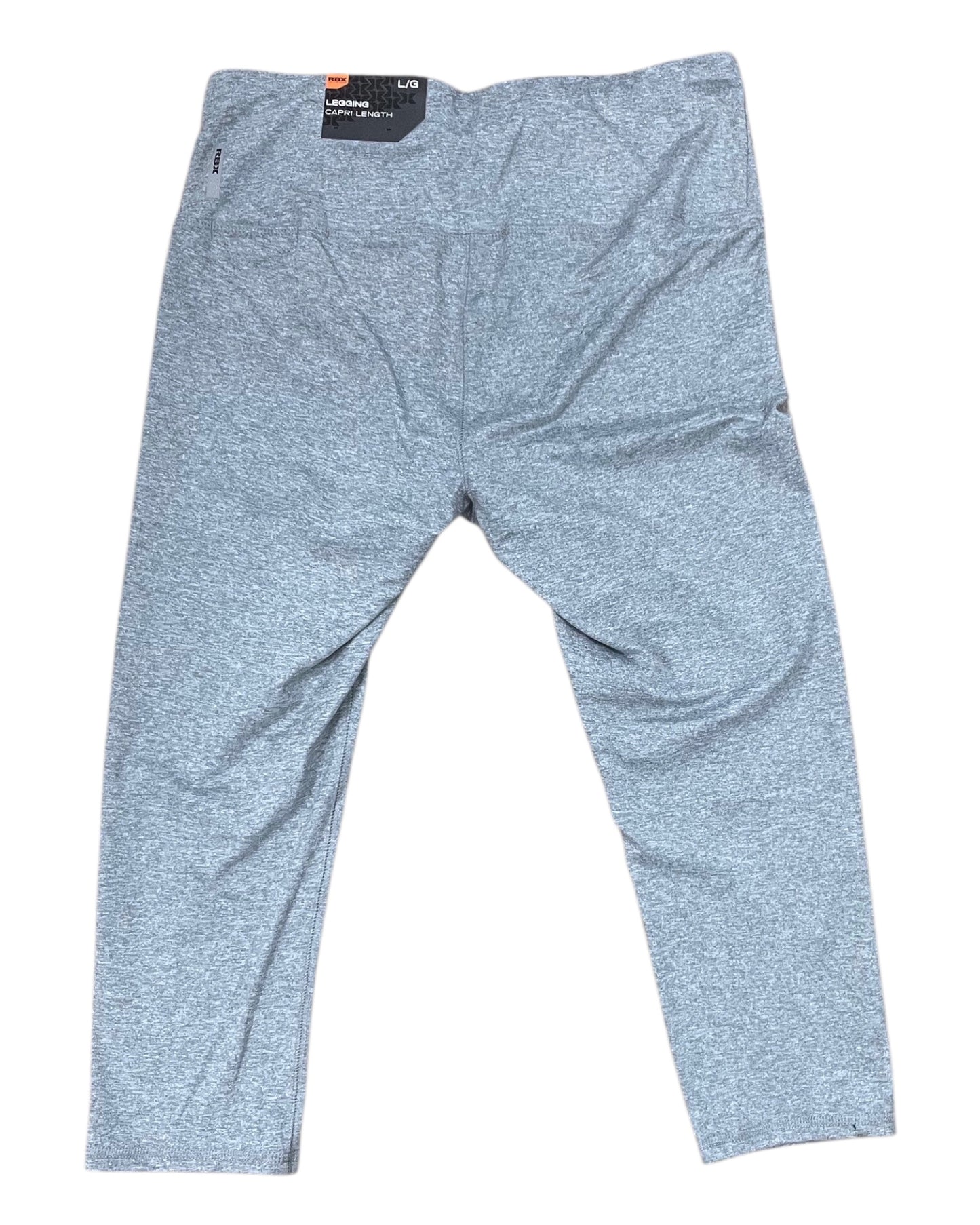 Athletic Leggings Capris By Rbx In Grey, Size:L